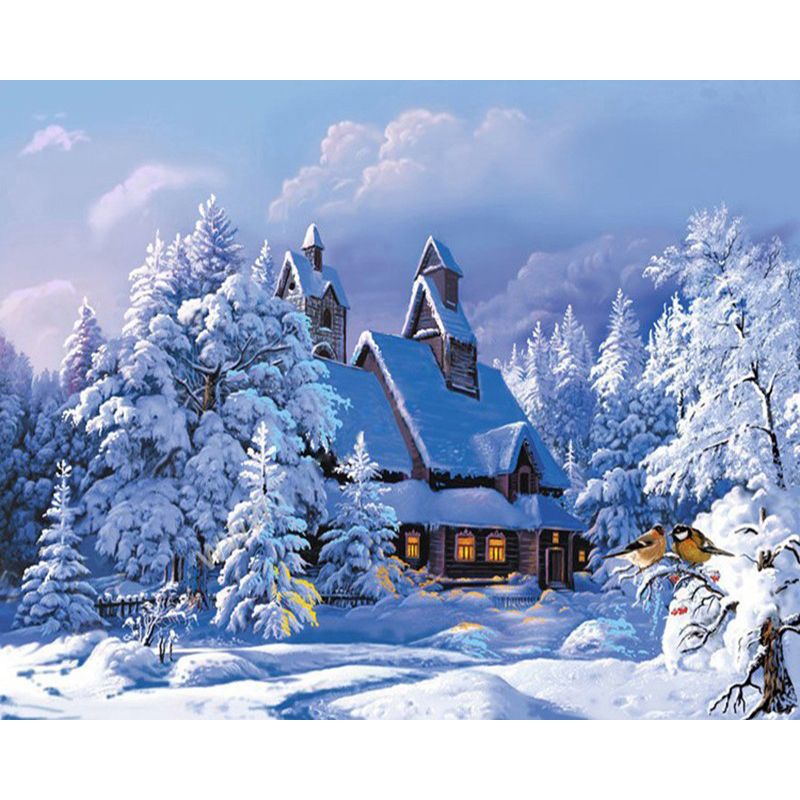 Haus im Schnee