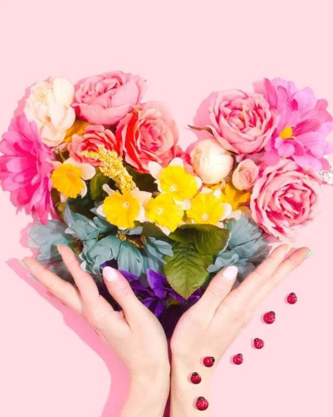 Blumenstrauss Herz