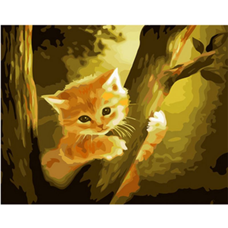 Katze auf Baum