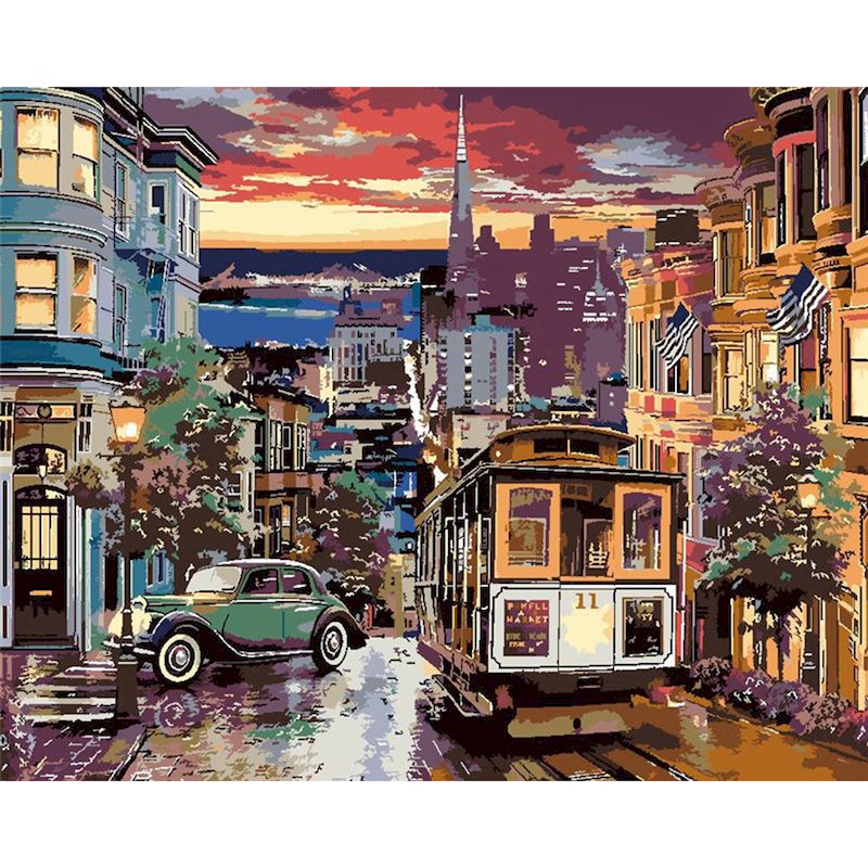 Strassenbahn mit Auto