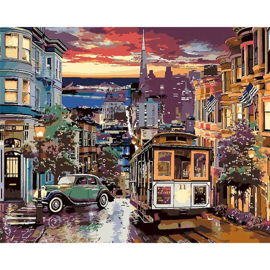 Strassenbahn mit Auto