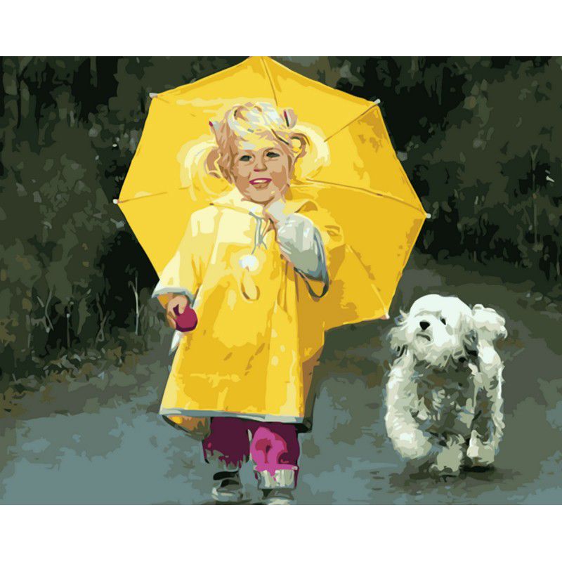 Kind mit Hund