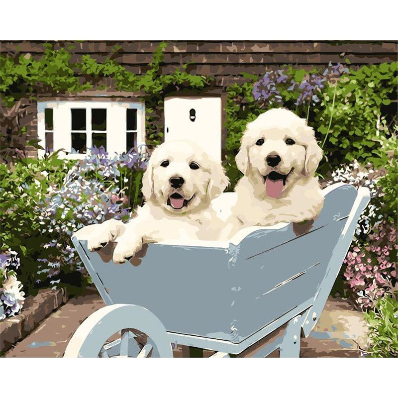 Hunde im Wagen