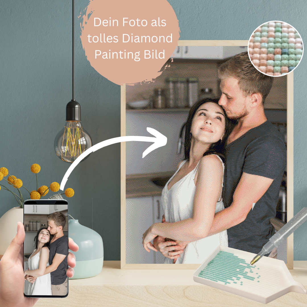 Dein eigenes Foto als Diamond Painting