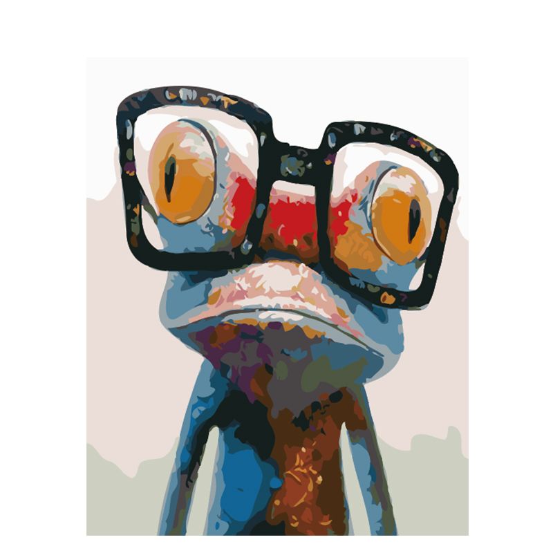 Frosch mit Brille