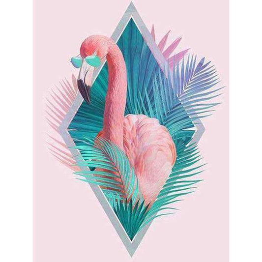 Flamingo mit Sonnenbrille