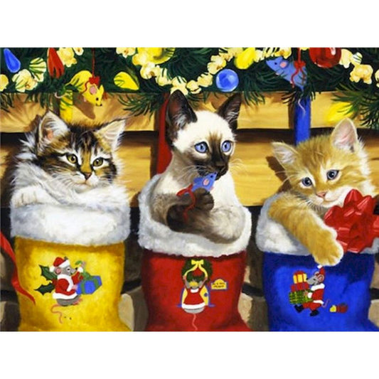 Katzen Weihnacht